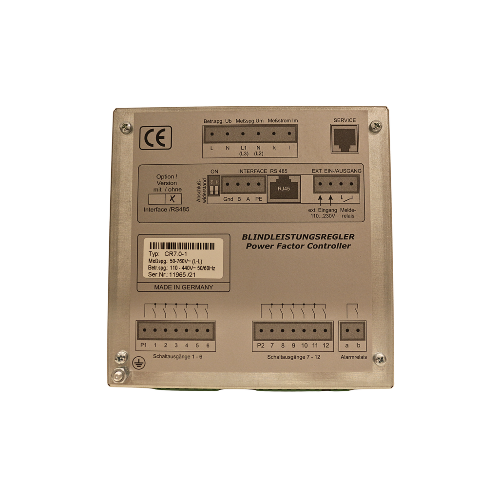 CR 7.0 - Betr.spg .: 110 - 440V~ 50/60Hz-  Ser.Nr .: 11965 /21