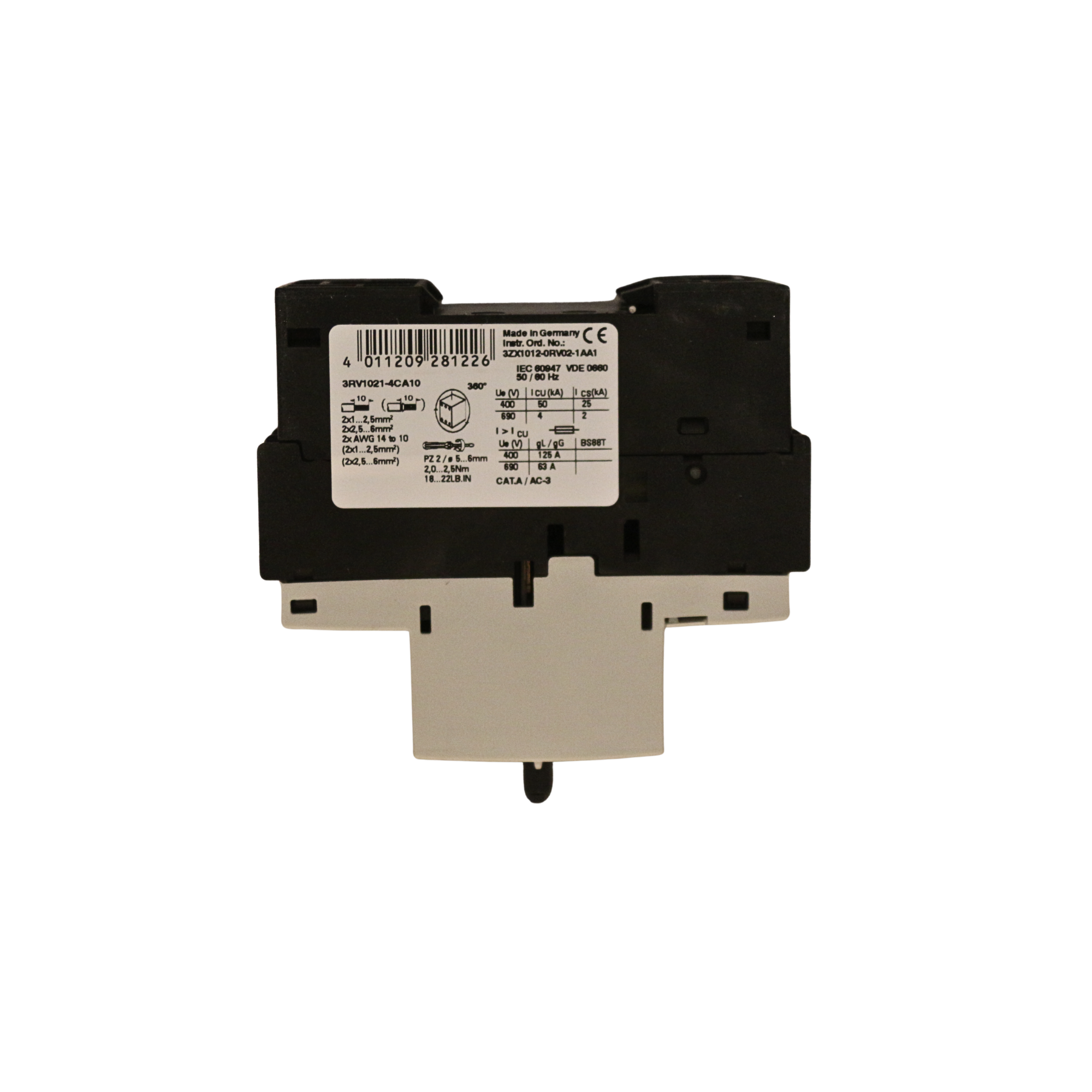 SIEMENS SIRIUS 3RV1021-4CA10