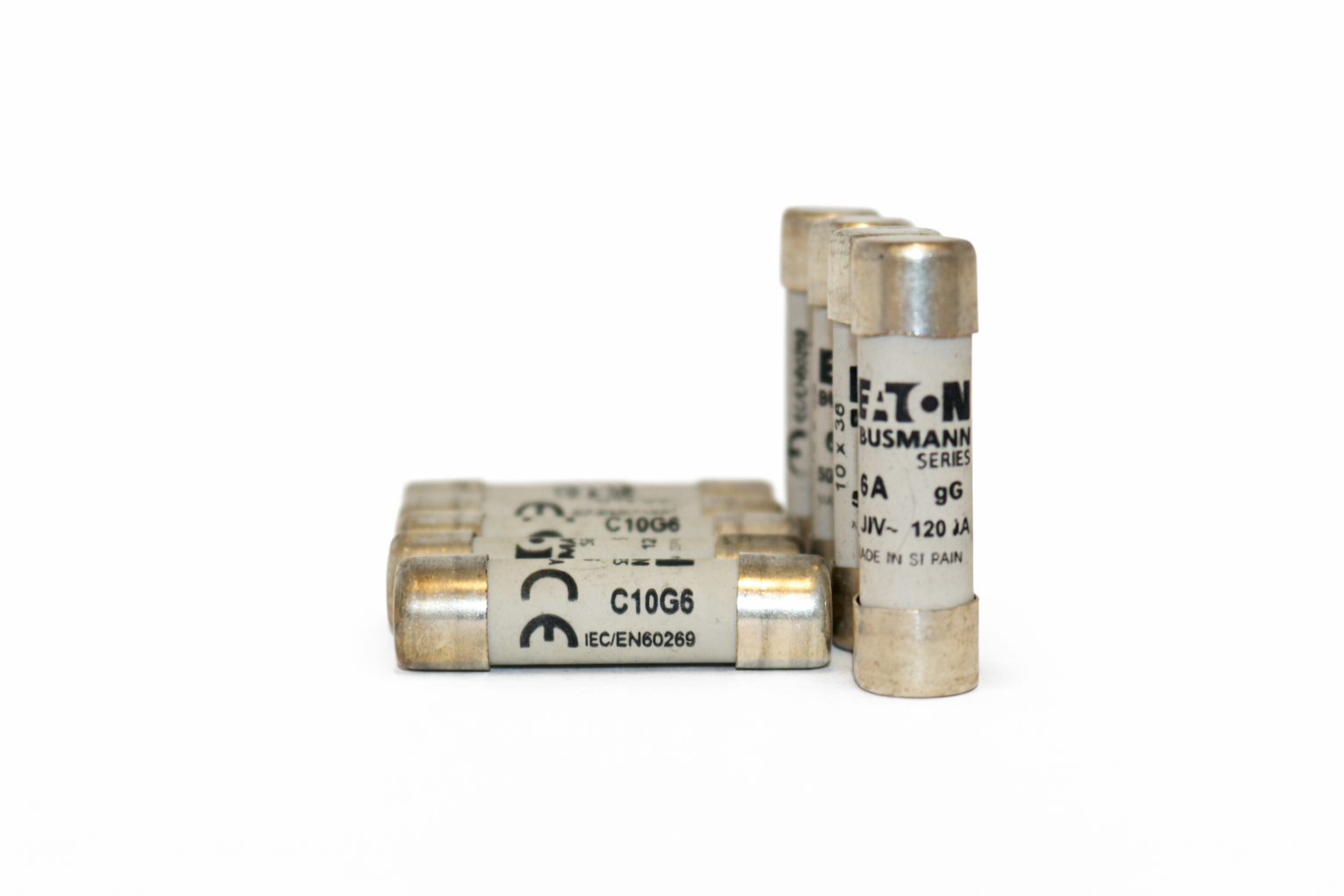EATON - C10G6 -CARTRIDGE FUSES - IEC/EN 60269 - 10 UNITS