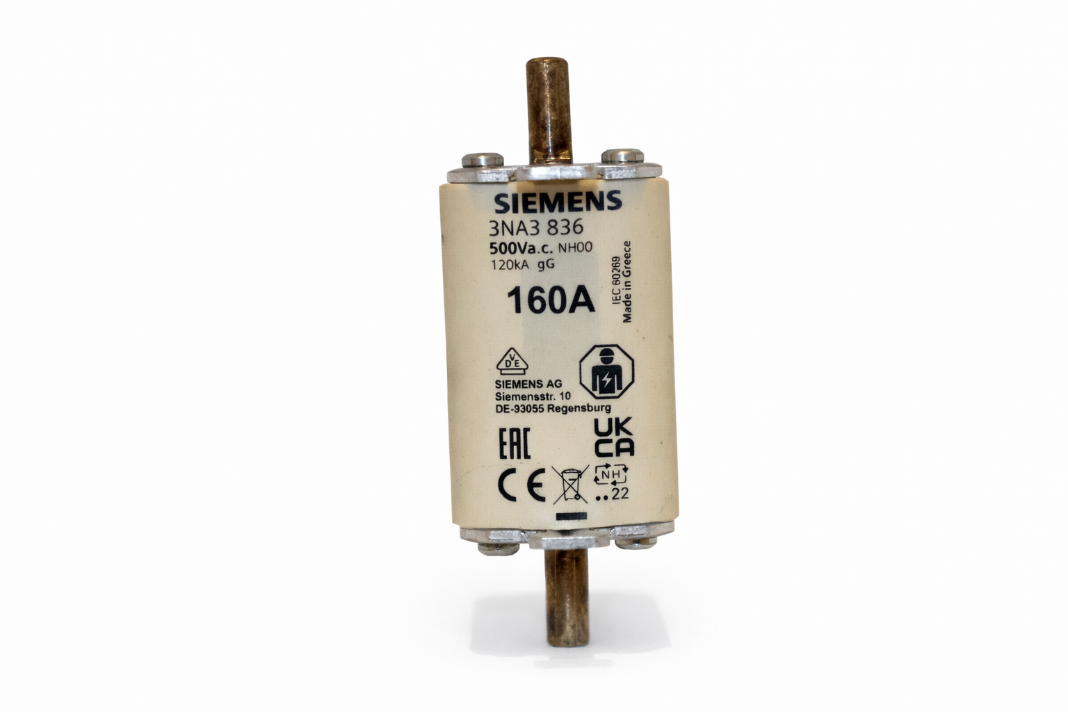 SIEMENS- 3NA3 836- 500V - IEC 60269- 160A