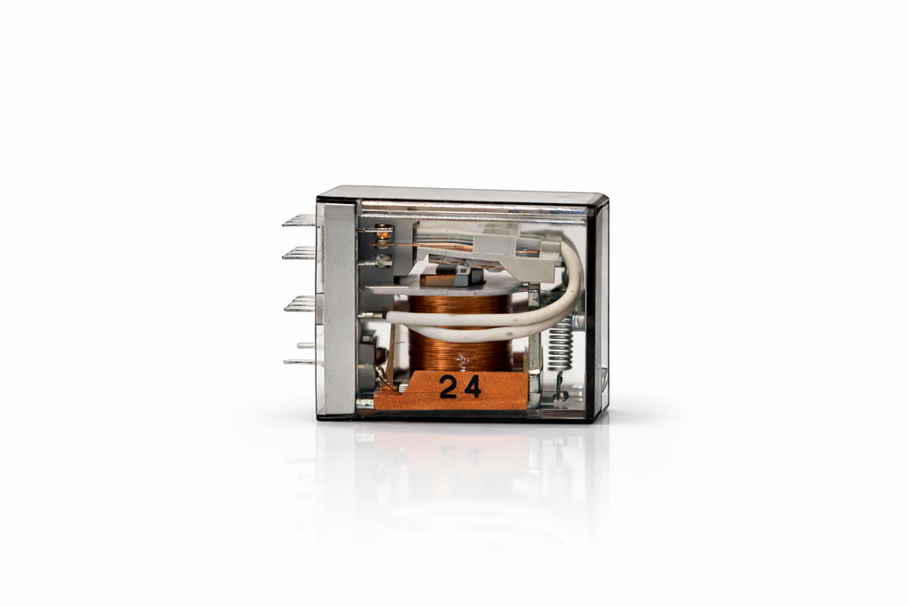 Finder Relay 55.14.8.024.0000 – 24V AC Coil – 7A 250V – 4PDT Industrial Relay