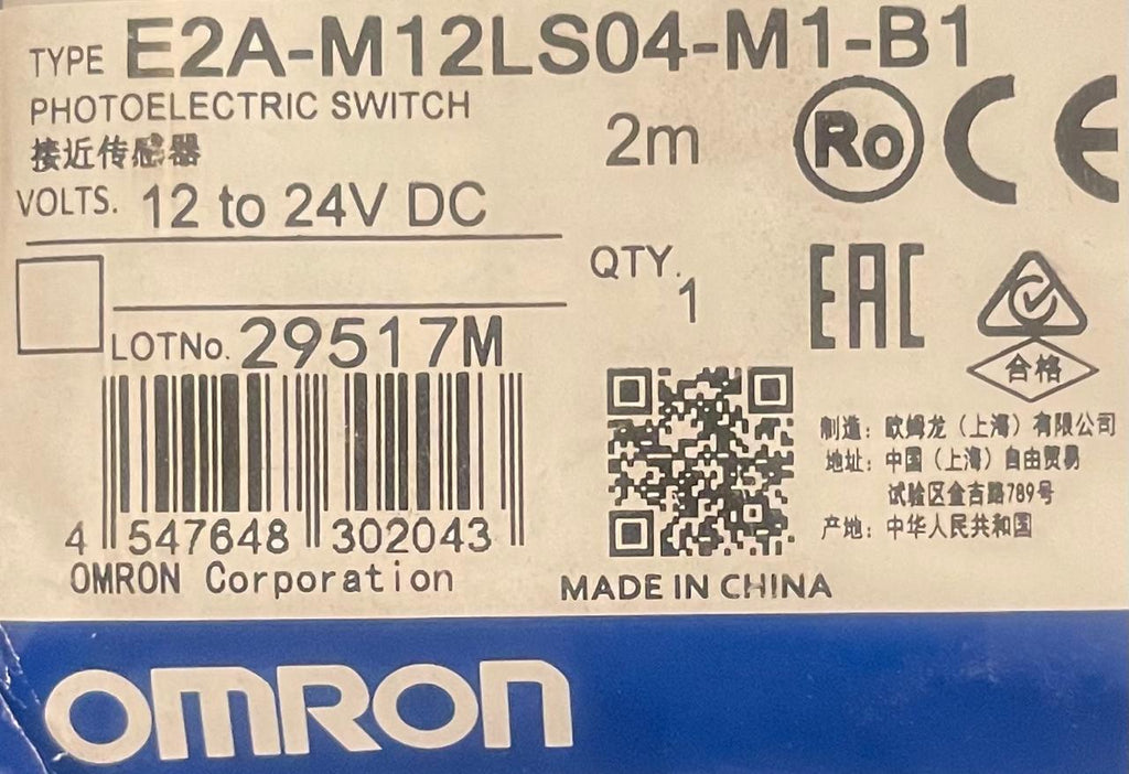 OMRON - E2A-M12LS04-M1-B1
